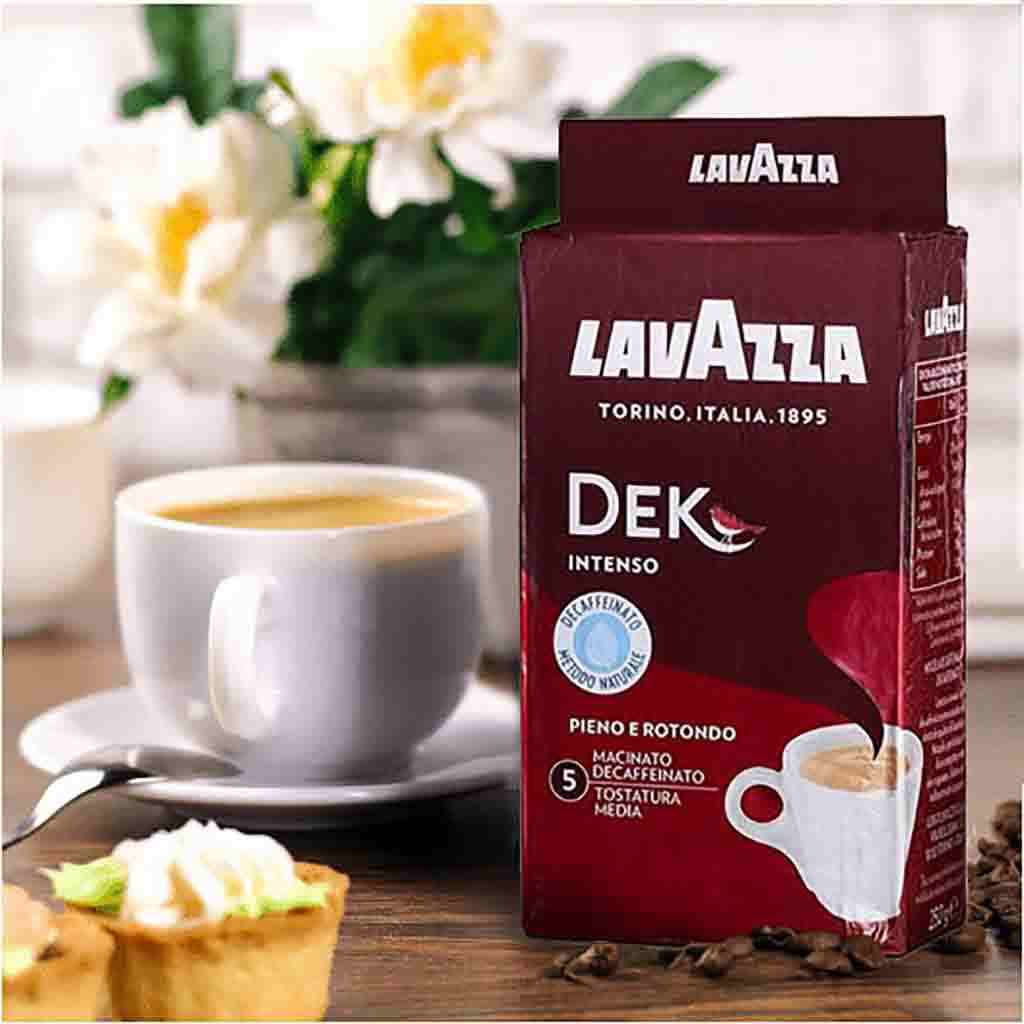 پودر قهوه لاوازا دک اینتنسو 250 گرم Lavazza Dek Intenso